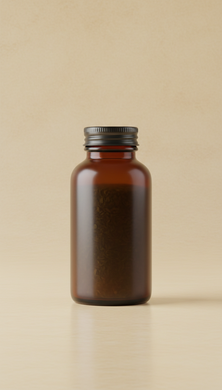Clinical-Grade Herbal Supplement Bottle